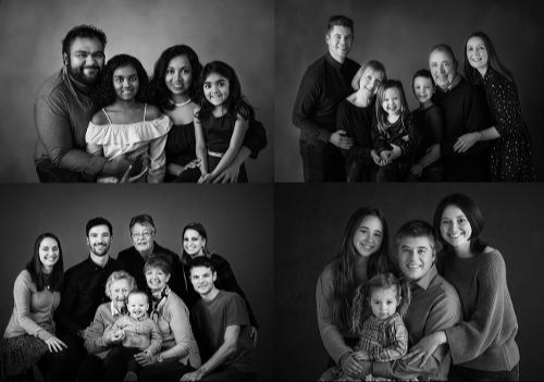 Black and White Holiday Photo Session with Matt Cavanaugh